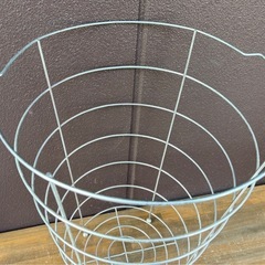 ステンレス製 ランドリーバスケット　洗濯カゴ 籠の画像