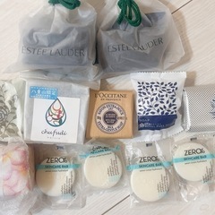 新品未使用品 固形 石鹸 ◯せっけんおまとめセット(ミラショーンやエスティローダーやロクシタン等のブランド品も有り)の画像