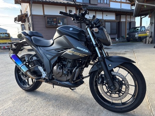 スズキ　ジクサ−250   Realizeマフラー　自賠責R10.4 佐賀　福岡