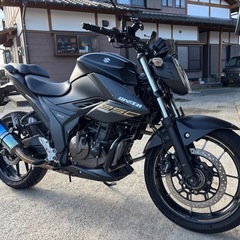 スズキ　ジクサ−250   Realizeマフラー　自賠責R10.4 佐賀　福岡の画像