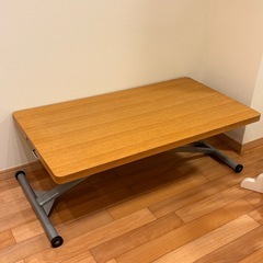 筑波産商 コルト 110 ガス圧式リフトテーブル ナチュラルの画像