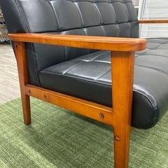 2人掛けソファー2脚・ローテーブルの画像