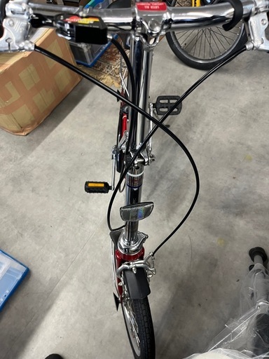 【超希少・美品】オールドDAHON （ダホン） 赤 16インチ 折りたたみ自転車  