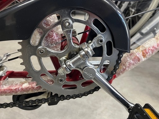 【超希少・美品】オールドDAHON （ダホン） 赤 16インチ 折りたたみ自転車  