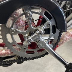 【超希少・美品】オールドDAHON （ダホン） 赤 16インチ 折りたたみ自転車  の画像