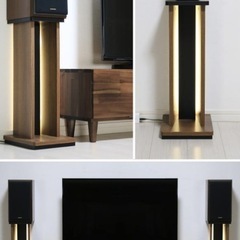 プロジェクター台　スピーカースタンド　木製マルチラック　花台の画像