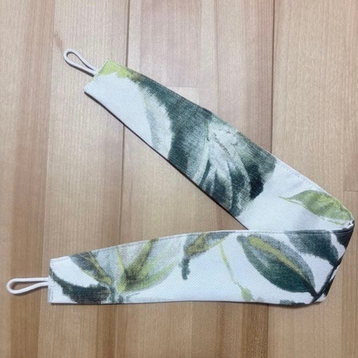 ニトリ遮光二級横145丈240×2枚ボタニカルヴァイルグリーン葉 (がっぽ