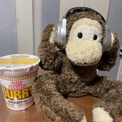 たぶんおさるのジョージ　ぬいぐるみスピーカーの画像