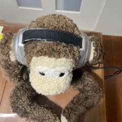 たぶんおさるのジョージ　ぬいぐるみスピーカーの画像