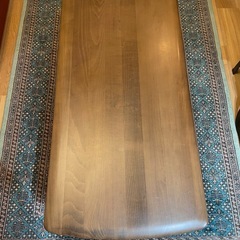 アンティークローテーブル(ウォルナット木目調) 机 デスク 
の画像