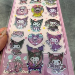 クロミちゃん⭐︎立体シールの画像