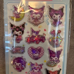 クロミちゃん⭐︎立体シールの画像