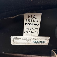 レカロシートの画像