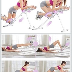 SEAN LEE 腹筋マシーン 腹筋トレーニング 筋トレ トレーニング 腹筋器具 エクササイズ トレーニング 腹筋マシン 全身トレーニング 傾度&高さ調整可 付き 膝パッド付 折り畳み式 男女兼用 バイオレットの画像