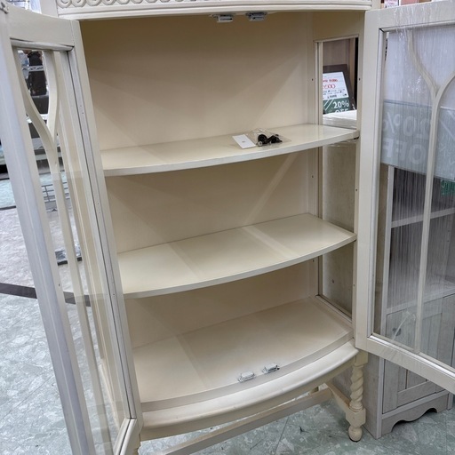 ★訳アリ★Kino White Furniture アンティークキャビネット