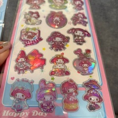 マイメロディ⭐︎立体シールの画像