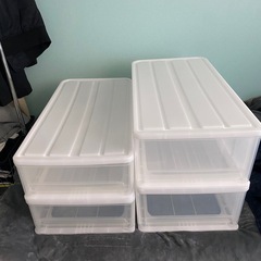 【ニトリ】押入れケース セレスFD 浅型・中深型4点セットの画像