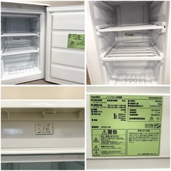 Comfee ノンフロン冷凍庫 86L 2024年　RCU83WHの画像