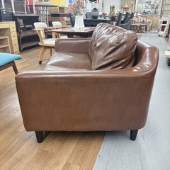 I767 🌈 ジモティー限定価格！ ヴィンテージ調 2Pワイドソファ ⭐ クリーニング済の画像