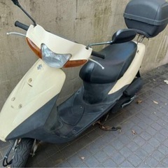 神奈川 レッツ2 便利な鍵付きボックス 原付 2スト 実働の画像