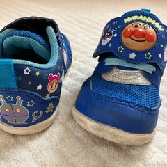 幼児靴アンパンマン13,5センチmoonstarの画像