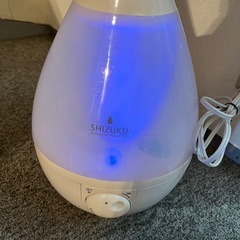 SHIZUKU 超音波式加湿器（アロマ対応）の画像