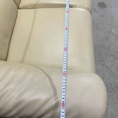 【無料】二人がけソファー ホワイト 0円 お洒落 早い者勝ち 引取歓迎 配送OKの画像