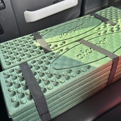 2セットキャンプマット　折りたたみマット　の画像