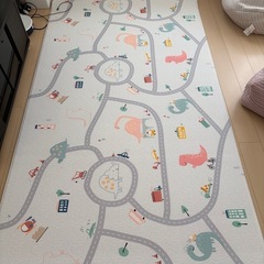 【新品・半額】子供赤ちゃん用プレイマット(キッズ・ベビー)の画像