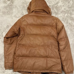 お値下げ　美品　ラムレザーブルゾン　フード取外し可　Ｌサイズの画像