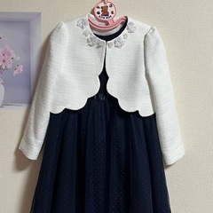 120サイズ Sakura フォーマルセットワンピース 卒園式、入学式にの画像