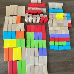 カラー積み木の画像