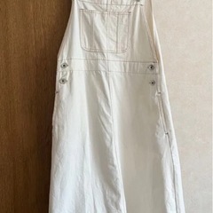 GRL配色ステッチジャンパースカートの画像