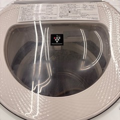 SHARP 乾燥機能付　9kg洗濯機 ES-TX9A-N 2018年製の画像