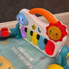 ピアノフィットネスラック　音楽機能付き　ベビージム プレイマット プレイジムの画像