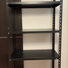 スチールラック　黒の画像