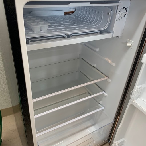 美原店 アイリスオーヤマ 1ドア ノンフロン 冷蔵庫 PRC-B091 D-M 2025年製 ブラックウッド　92L