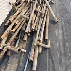 塩ビ管色々の画像