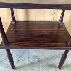 棚　サイドテーブル　ミニテーブル　高さ約55.5cm  横約45cm  奥行約30cm の画像