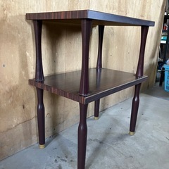 棚　サイドテーブル　ミニテーブル　高さ約55.5cm  横約45cm  奥行約30cm の画像