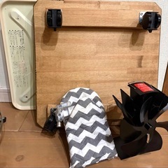 【オーダー品】ウッドガード&キャスター アラジンストーブにピッタリサイズ^_^の画像