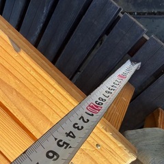 ミニテーブル？椅子？物置台？木製2点の画像