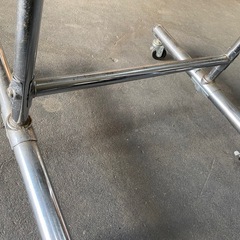 幅狭タイプ ハンガーラック シルバーラックの画像