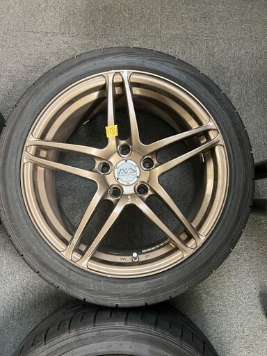 ヨコハマ　AVS　モデル5　17インチ/17×8J　タイヤ255/45R17 4本セット