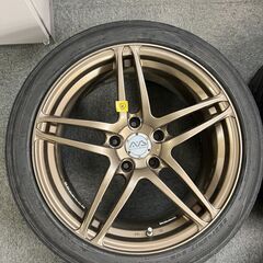 ヨコハマ　AVS　モデル5　17インチ/17×8J　タイヤ255/45R17 4本セットの画像