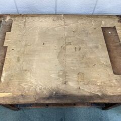 木製 作業台 ② 倉庫 工場 事務所 会社 幅119cm×奥行80cm×高さ71cm の画像