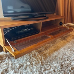ニトリ　天然木　テレビ台 120センチの画像