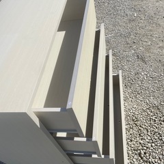 良品薄型チェスト　引き出しの画像