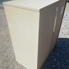 良品薄型チェスト　引き出しの画像