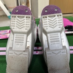 スキーセット　子供用　ブーツ17-18センチ　板長96センチの画像
